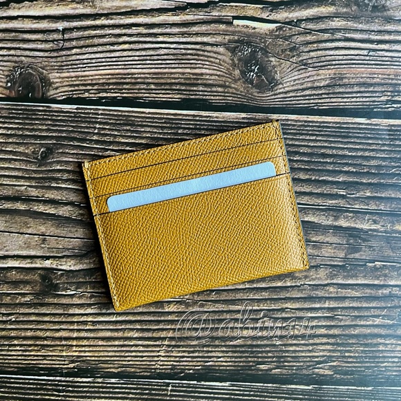 NWT Coach Leather Card Case Wallet Holder - Picture 4 of 6